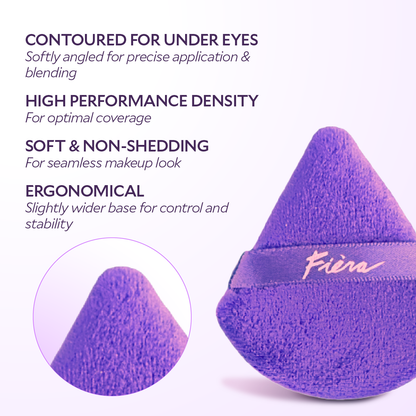 Triangular Velour Powder Puff