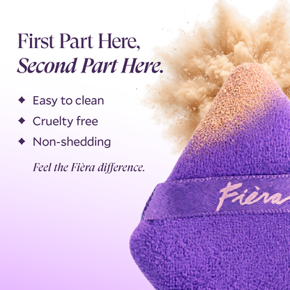 Triangular Velour Powder Puff
